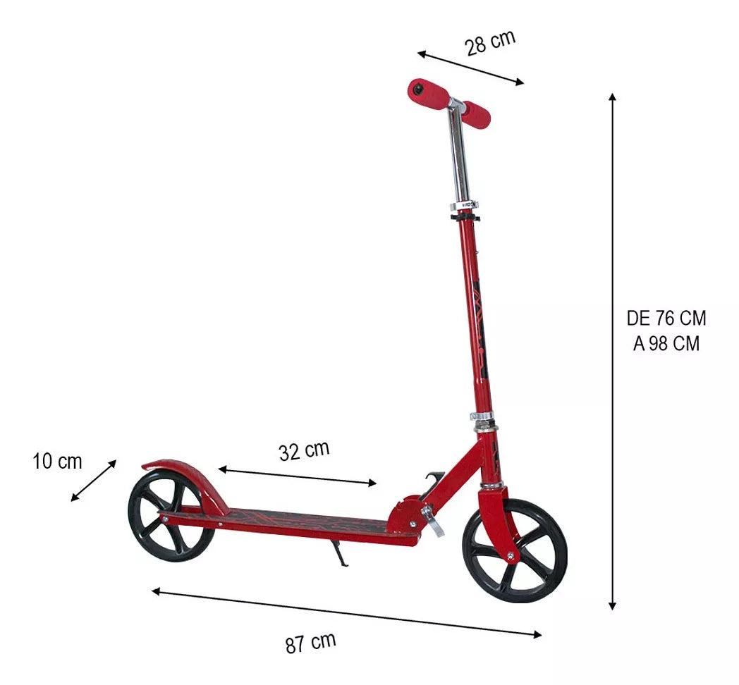 SCOOTER METALICO 2 RUEDAS 200MM