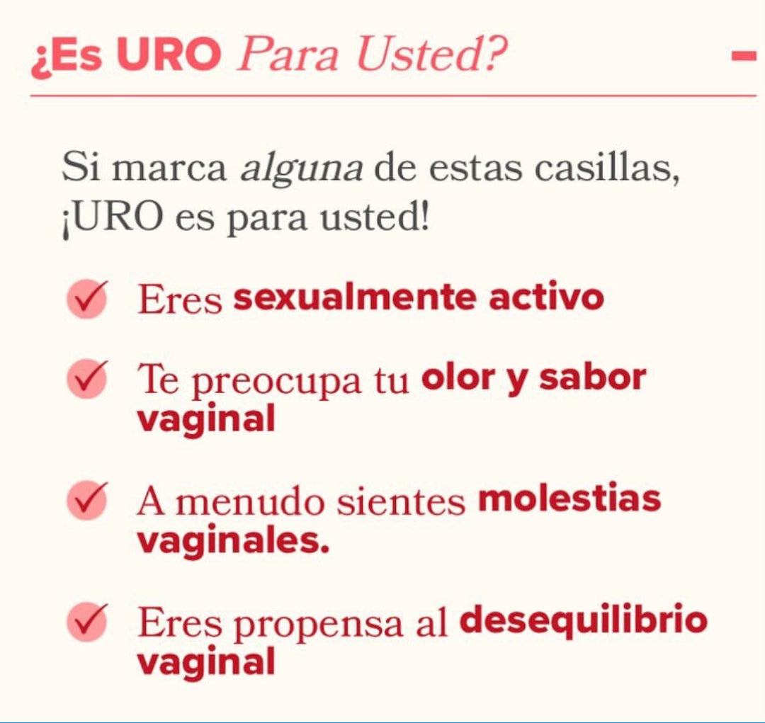 URO Probiótico Vaginal Salud Mujeres