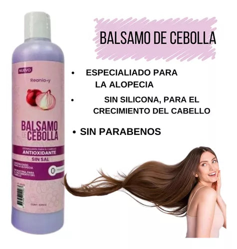 Shampoo + Balsamo De Cebolla Alopecia