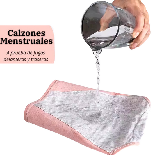 🌸 Calzón Menstrual de Algodón AntiFugas