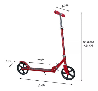 SCOOTER METALICO 2 RUEDAS 200MM