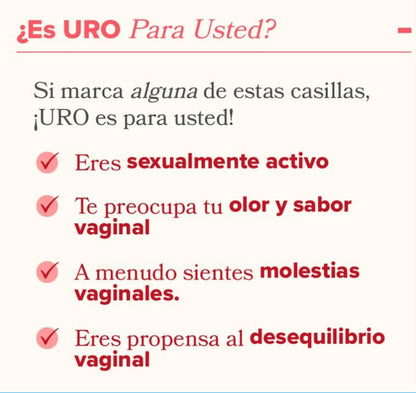 URO Probiótico Vaginal Salud Mujeres