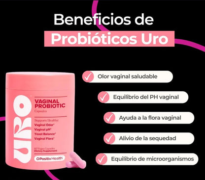URO Probiótico Vaginal Salud Mujeres
