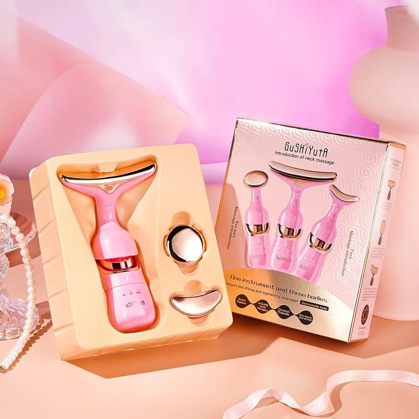 ✨ Masajeador Facial y de Cuello 3 en 1 ✨