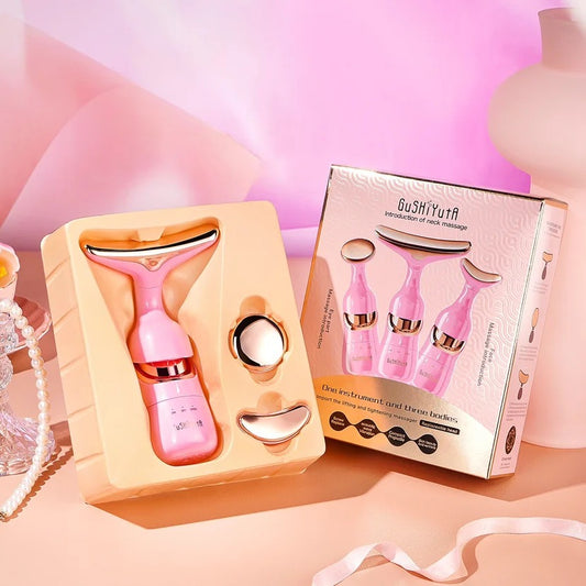 ✨ Masajeador Facial y de Cuello 3 en 1 ✨