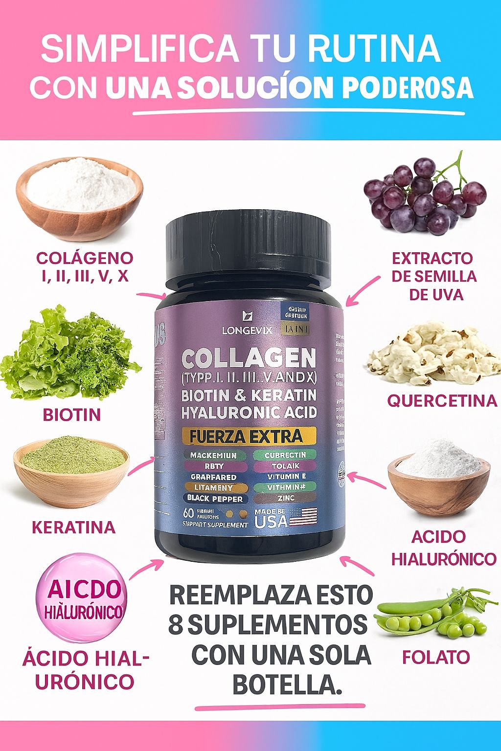 Colágeno 60 capsulas