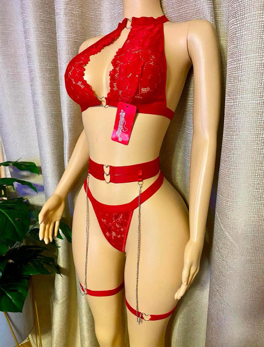 🔥Conjunto de lencería con encajes